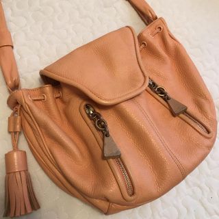 シーバイクロエ(SEE BY CHLOE)のSee By Chloé サーモンピンク ショルダーバッグ 本革(ショルダーバッグ)