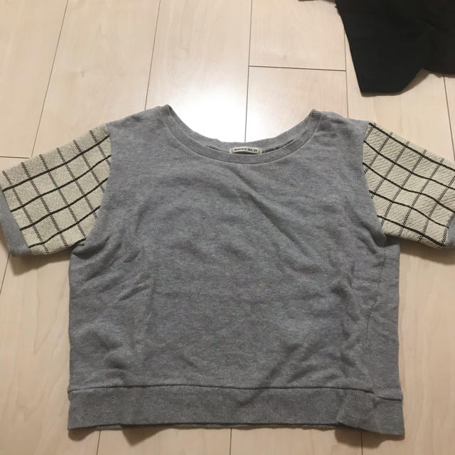 ROSE BUD(ローズバッド)のROSEBUD 短めTシャツ　半袖柄　 レディースのトップス(Tシャツ(半袖/袖なし))の商品写真