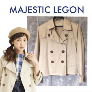 マジェスティックレゴン(MAJESTIC LEGON)のショート トレンチコート(トレンチコート)