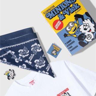 ミニオン(ミニオン)のVerdy × Minions x Vick Set Pack 白L(Tシャツ/カットソー(半袖/袖なし))