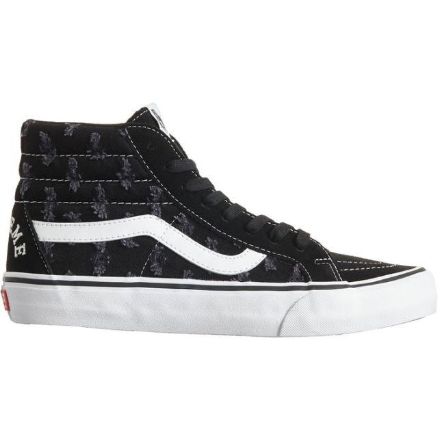 27 supreme vans hole sk8-hi blackメンズ