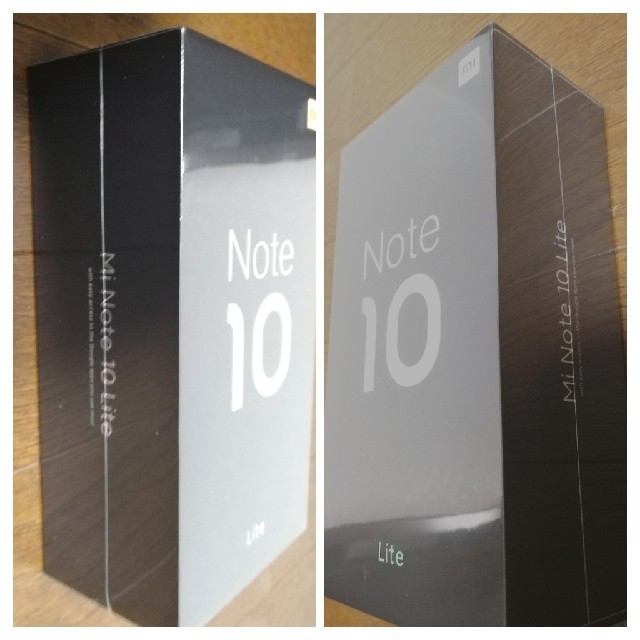 【新品未開封】Mi Note 10 Lite　Xiaom　国内版　SIMフリー 2