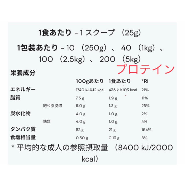 MYPROTEIN(マイプロテイン)のプロテイン　チョコレート味　1kg 食品/飲料/酒の健康食品(その他)の商品写真