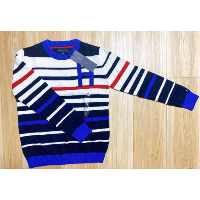 TOMMY HILFIGER(トミーヒルフィガー)のゆい様ご専用！トミーヒルフィガーセーター ニット キッズ/ベビー/マタニティのキッズ服男の子用(90cm~)(ニット)の商品写真