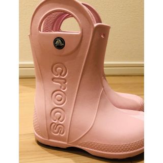 クロックス(crocs)のねーねさん専用クロックスキッズハンドルイットレインブーツ18㎝長靴(長靴/レインシューズ)