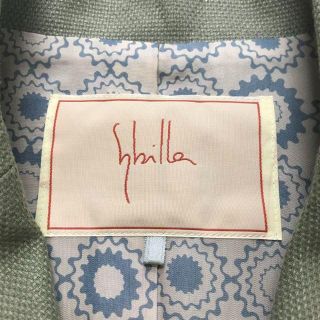 美品 Sybillaシビラ パッチワークコットンコート