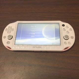 プレイステーションヴィータ(PlayStation Vita)のビットマン様専用PlayStation vita  ピンクホワイト(携帯用ゲーム機本体)