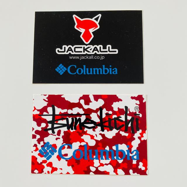 Columbia(コロンビア)のJACKALL&Columbia 常吉&Columbia ステッカー スポーツ/アウトドアのフィッシング(その他)の商品写真