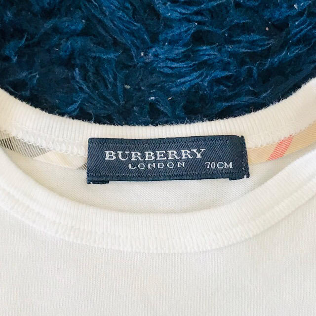 BURBERRY(バーバリー)のバーバリー　白　ロンT  70 キッズ/ベビー/マタニティのベビー服(~85cm)(シャツ/カットソー)の商品写真