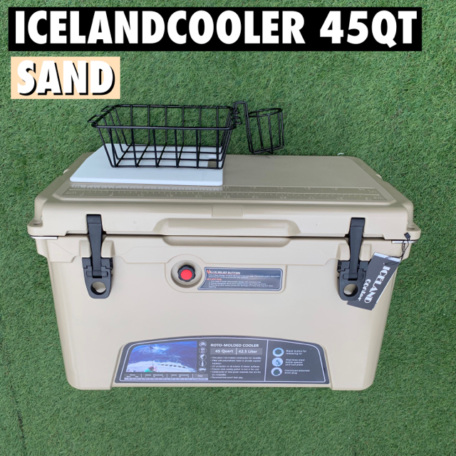 サンド　アイスランドクーラーボックス 45QT ICELAND cooler