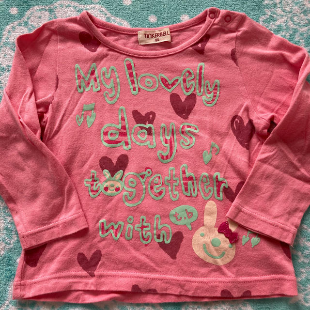 a.v.v(アーヴェヴェ)の女の子　Tシャツ ロンT  90サイズ　3枚セット　a.v.v  ティンカーベル キッズ/ベビー/マタニティのキッズ服女の子用(90cm~)(Tシャツ/カットソー)の商品写真