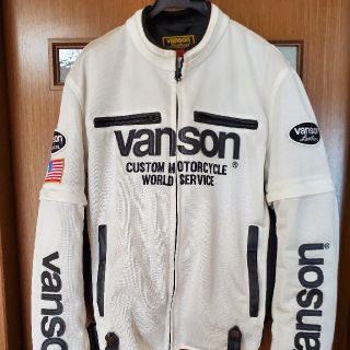 バンソン(VANSON)のバンソン　ライダース　メッシュジャケット　XL(ライダースジャケット)