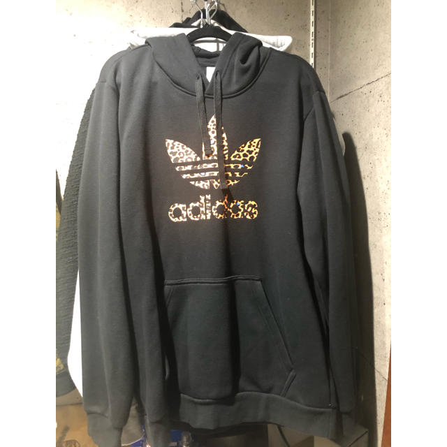 adidas レオパード  パーカー