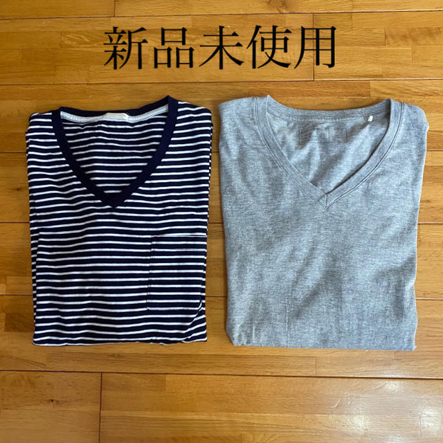 GU(ジーユー)のGU 長袖Tシャツ　2枚セット メンズのトップス(Tシャツ/カットソー(七分/長袖))の商品写真