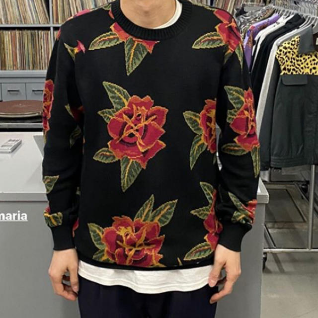 WACKO MARIA(ワコマリア)のWACKO MARIA FLOWER JACQUARD 20ss メンズのトップス(ニット/セーター)の商品写真