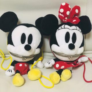 ディズニー(Disney)のミッキーミニー  スーパードゥーパー パペット  限定　2個セット(キャラクターグッズ)