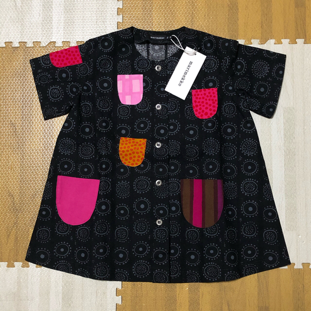 marimekko(マリメッコ)のマリメッコ キッズワンピース キッズ/ベビー/マタニティのキッズ服女の子用(90cm~)(ワンピース)の商品写真