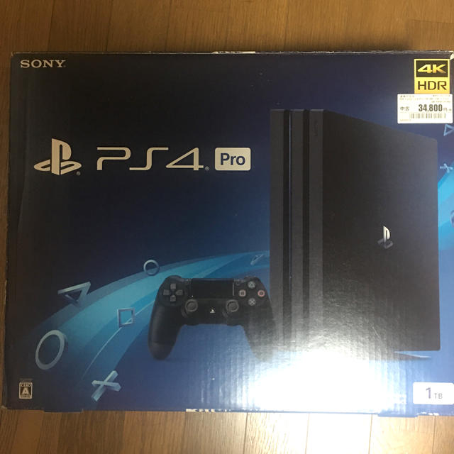 SONY PlayStation4 Pro 本体 CUH-7100BB01  エンタメ/ホビーのゲームソフト/ゲーム機本体(家庭用ゲーム機本体)の商品写真