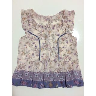 ジルスチュアート(JILLSTUART)のJILLSTUART☆花柄シフォントップス(シャツ/ブラウス(半袖/袖なし))