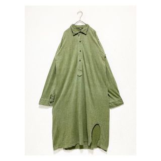 マルタンマルジェラ(Maison Martin Margiela)のvintage ドイツ軍 ユーロミリタリー スリーピングシャツ ワンピース(ひざ丈ワンピース)