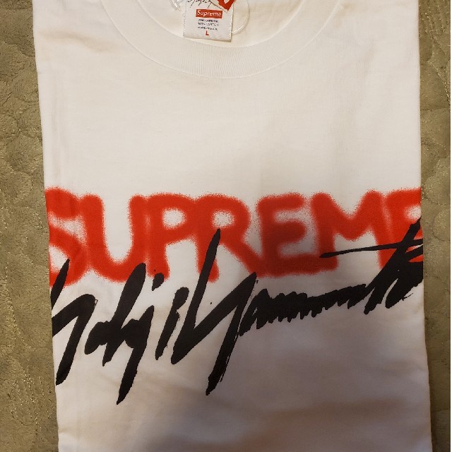 supreme Yohji Yamamoto Logo Tee L 白