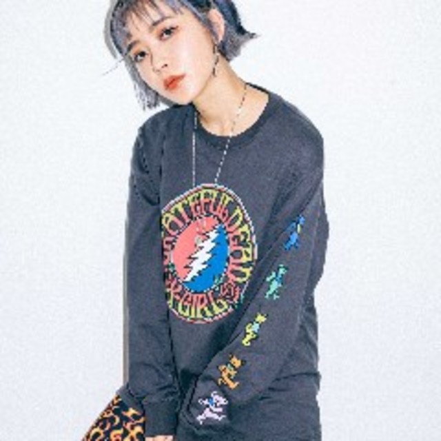 Xgirl グレイトフルデッドベア ロングTシャツ