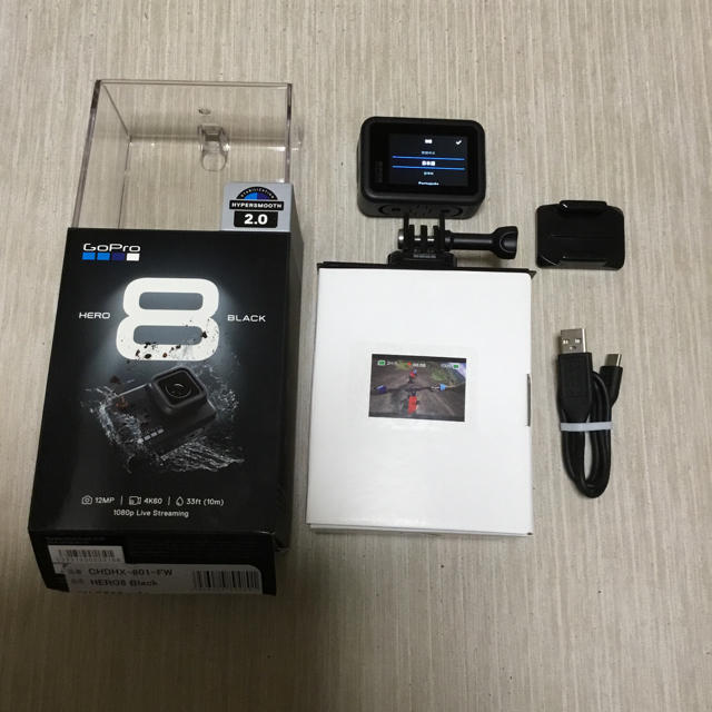 GoPro(ゴープロ)のGoPro HERO8 スマホ/家電/カメラのカメラ(コンパクトデジタルカメラ)の商品写真