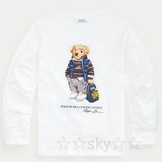 ポロラルフローレン(POLO RALPH LAUREN)のラルフローレン  ポロベア 長袖 Tシャツ ロンT ボーイズ170 メンズM相当(Tシャツ/カットソー(七分/長袖))