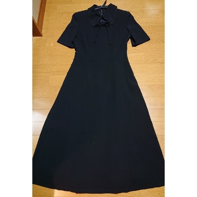 SOIR(ソワール)のへっちゃんさま専用  ブラックフォーマル ワンピース・ボレロ 7号 レディースのフォーマル/ドレス(礼服/喪服)の商品写真