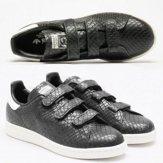 アディダス(adidas)の【未使用タグ付】　アディダスオリジナルス　スタンスミス　レザー型押し　ベルクロ(スニーカー)