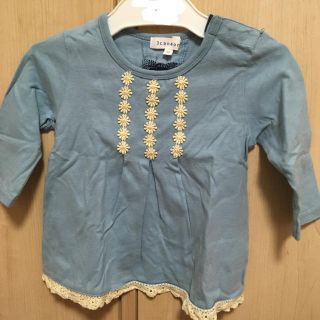 サンカンシオン(3can4on)のトップス  長袖Tシャツ チュニック  サンカンシオン  90(Tシャツ/カットソー)