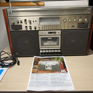 パナソニック(Panasonic)のジャムシ様専用　ナショナル　RX-5700 レトロラジカセ(ラジオ)