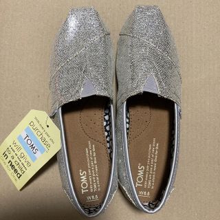 トムズ(TOMS)のTOMS スリッポン　シルバーグリッター(スリッポン/モカシン)