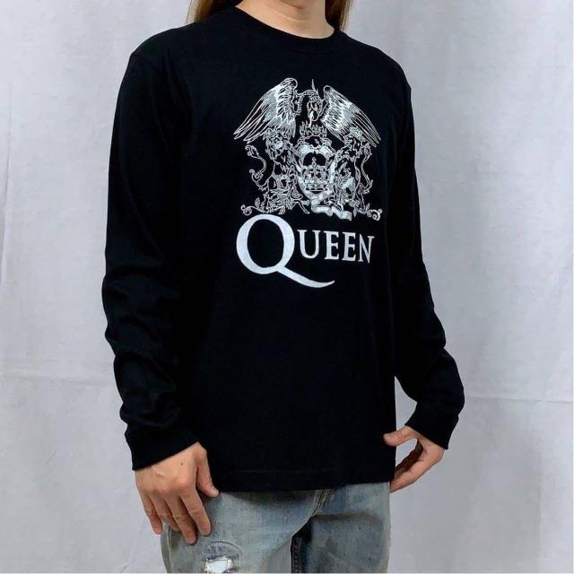 新品 Queen クイーン ボヘミアンラプソディ エンブレム ロゴ ロンT