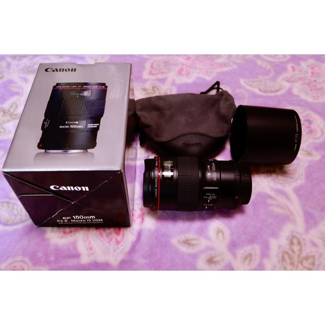 Canon - 美品！　EF100mm F2.8L マクロ Macro IS USM