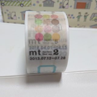 エムティー(mt)のmtファクトリーツアー 限定マスキングテープ トートバッグ柄(テープ/マスキングテープ)