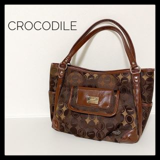 クロコダイル(Crocodile)の★月末SALE★美品　crocodile クロコダイル　トートバッグ　コーチ(トートバッグ)