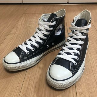 コンバース(CONVERSE)のコンバース オールスター レザー 黒白 2足セット(スニーカー)