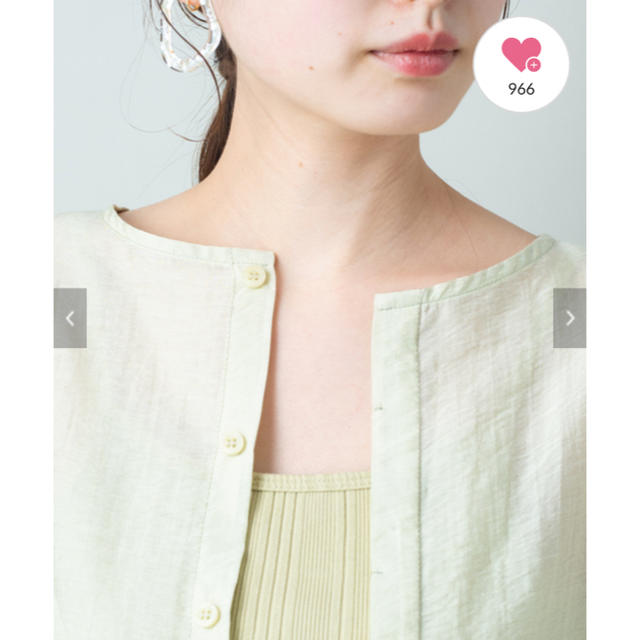 Kastane(カスタネ)の透けリネンシャツ２ レディースのトップス(シャツ/ブラウス(長袖/七分))の商品写真