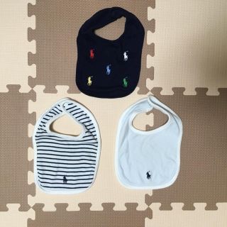 ラルフローレン(Ralph Lauren)の773様専用♡②ラルフローレン♡スタイ3枚セット♡(ベビースタイ/よだれかけ)