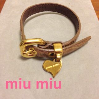 ミュウミュウ(miumiu)のmiu miu ブレスレット(ブレスレット/バングル)