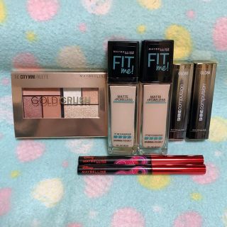 メイベリン(MAYBELLINE)のメイベリン ファンデ＆アイシャドウ＆アイブロウ＆口紅7点セット新品未使用品(その他)