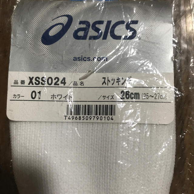 asics(アシックス)のサッカーソックス26㎝（25〜27） レディースのレッグウェア(ソックス)の商品写真