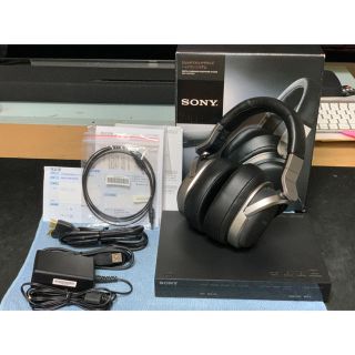 ソニー(SONY)のSONY サラウンドヘッドホン MDR-HW700DS 元箱付属品全有 送料無料(ヘッドフォン/イヤフォン)