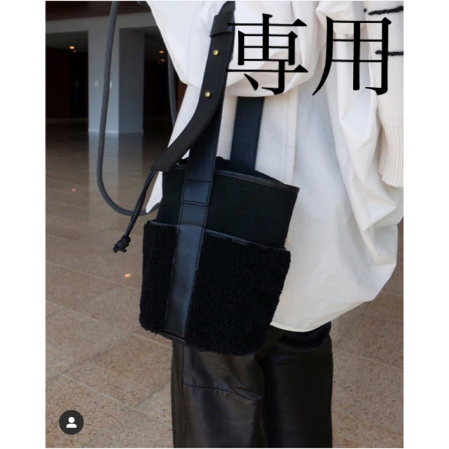 本日限定❗️♡完売品 ayako bag ムートンバッグBLACK♡