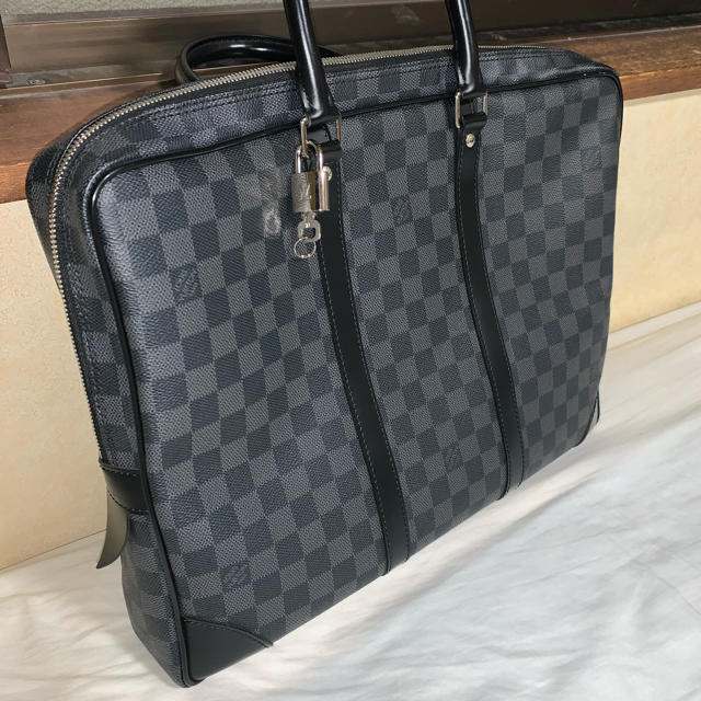 LOUIS VUITTON - ルイヴィトン ダミエ ビジネスバッグ 黒の通販 by よしお's shop｜ルイヴィトンならラクマ