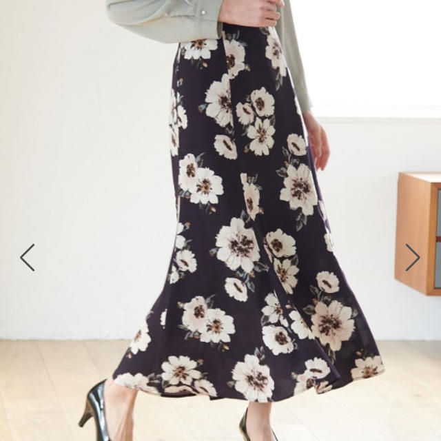 Rope' Picnic(ロペピクニック)の【新品未使用】ロペピクニック 花柄スカート レディースのスカート(ロングスカート)の商品写真