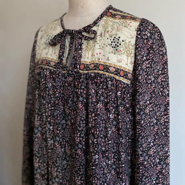 EDIT.FOR LULU(エディットフォールル)の70s floral smock dress レディースのワンピース(ロングワンピース/マキシワンピース)の商品写真