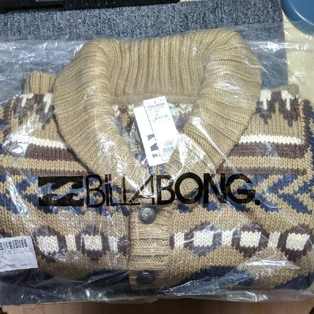 billabong(ビラボン)のもう無理!限界値下げ!BILLABONG新品タグ付きカウチンセーター メンズのトップス(ニット/セーター)の商品写真