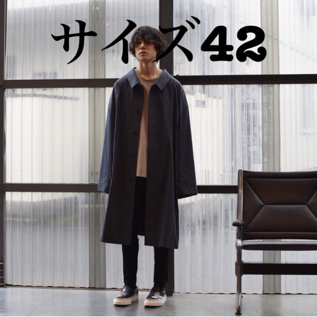 LAD MUSICIAN(ラッドミュージシャン)の 18ss BIG SOUTIEN COLLAR COAT  メンズのジャケット/アウター(ステンカラーコート)の商品写真